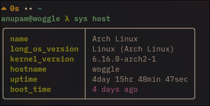 sys host cmd